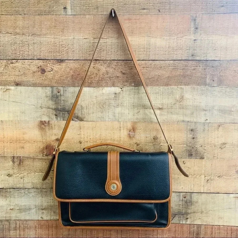 Vintage Bruno Lorelli Briefcase/Messenger
